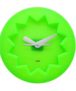 Ceas Kartell Crystal Palace design Alessandro Mendini 19cm verde menta