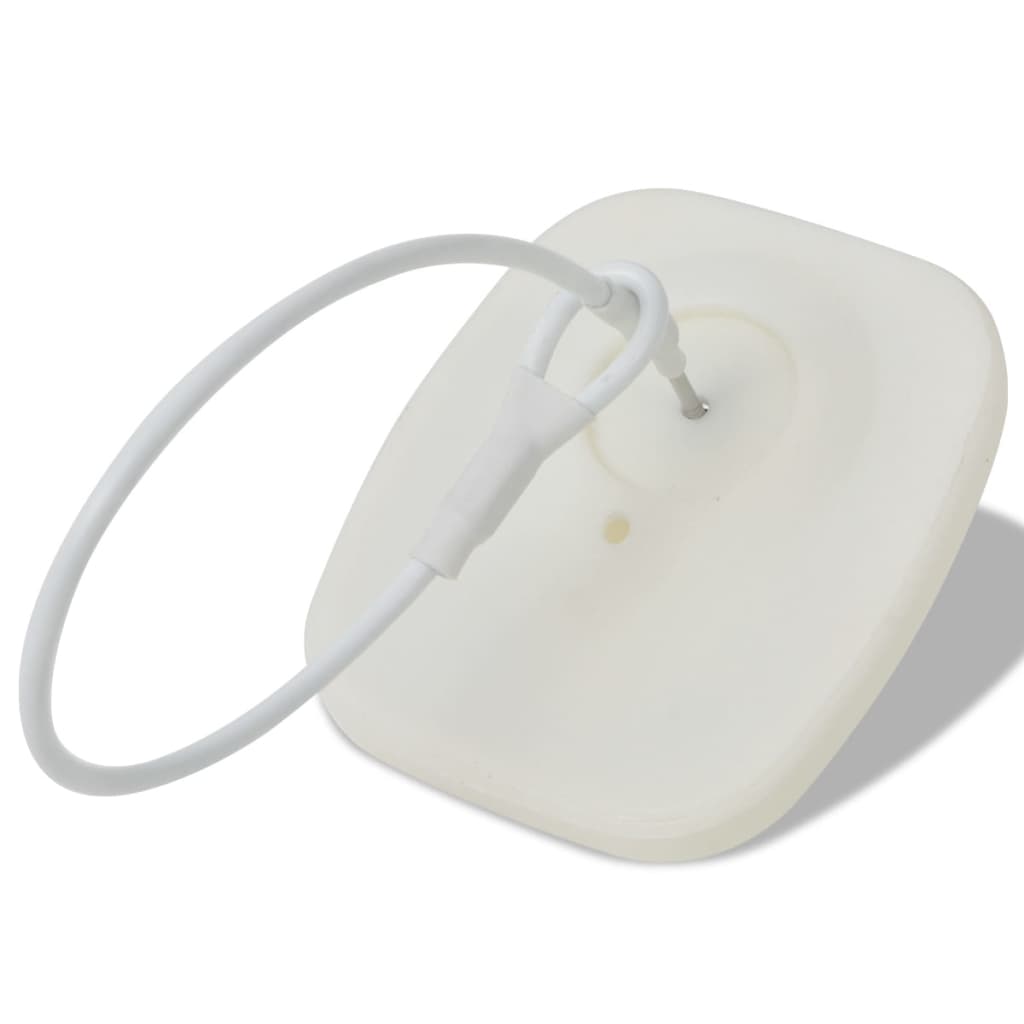 vidaXL Seturi etichete dure și ace, 1000 buc., alb, 8,2 Mhz