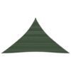 vidaXL Pânză parasolar, verde închis, 3x3x4,2 m, HDPE, 160 g/m²