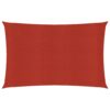 vidaXL Pânză parasolar, roșu, 2x3,5 m, HDPE, 160 g/m²