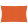 vidaXL Pânză parasolar, portocaliu, 2x3,5 m, HDPE, 160 g/m²