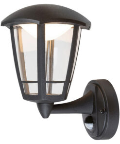 Alternative view of Aplica de exterior Sorrento, negru mat, senzor de miscare, 500 lm, lumina calda (3000K), 7849, Rabalux