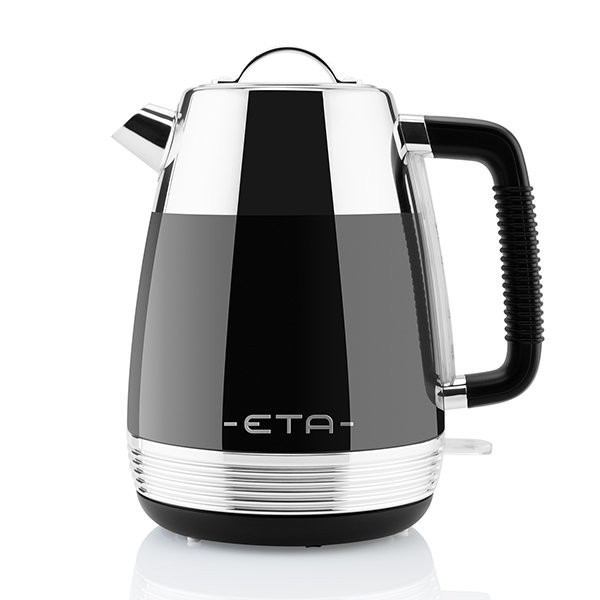 Cana electrica fierbator ETA Storio 918620, 2150 W, 1.7 L, otel inoxidabil, design retro, negru - imagine 3