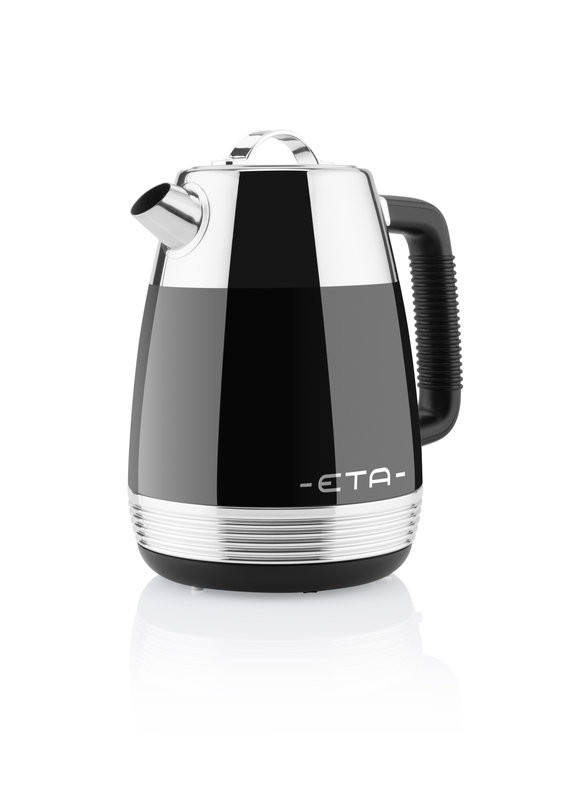 Cana electrica fierbator ETA Storio 918620, 2150 W, 1.7 L, otel inoxidabil, design retro, negru - imagine 5