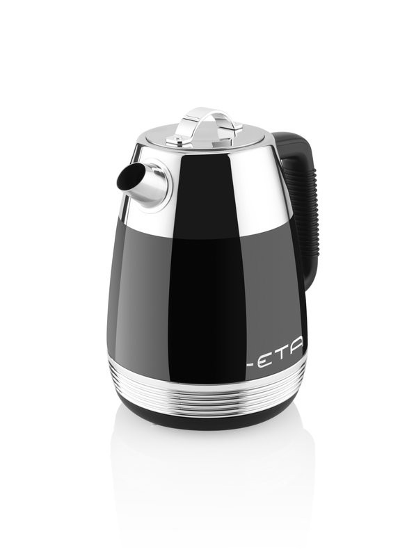 Cana electrica fierbator ETA Storio 918620, 2150 W, 1.7 L, otel inoxidabil, design retro, negru - imagine 8