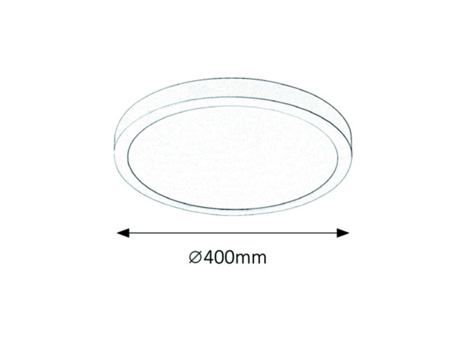 Plafoniera Lois LED, rotund, metal, alb mat, 2500 lm, lumina neutra (4000K), 2658, Rabalux - imagine 4