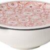 Bol cu farfuriuta capac like. by Villeroy & Boch To Go Dish M Rose