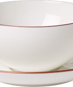 Ceasca si farfuriuta ceai Villeroy & Boch Anmut Rosewood 0.20 litri