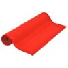vidaXL Gazon artificial cu crampoane, roșu, 5x1,33 m