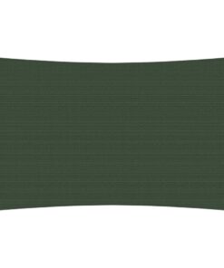 vidaXL Pânză parasolar, verde închis, 4x7 m, HDPE, 160 g/m²