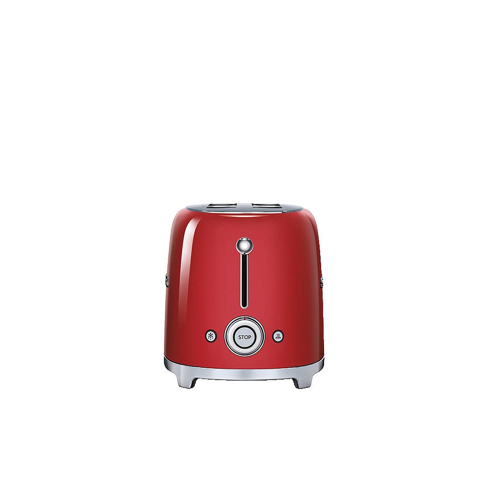 Prajitor de paine Smeg TSF02RDEU, 1500 W, rosu, retro, 4 felii - imagine 2