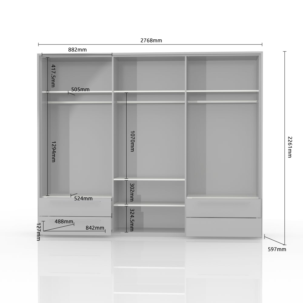 Dulap 270cm PIANO - imagine 11