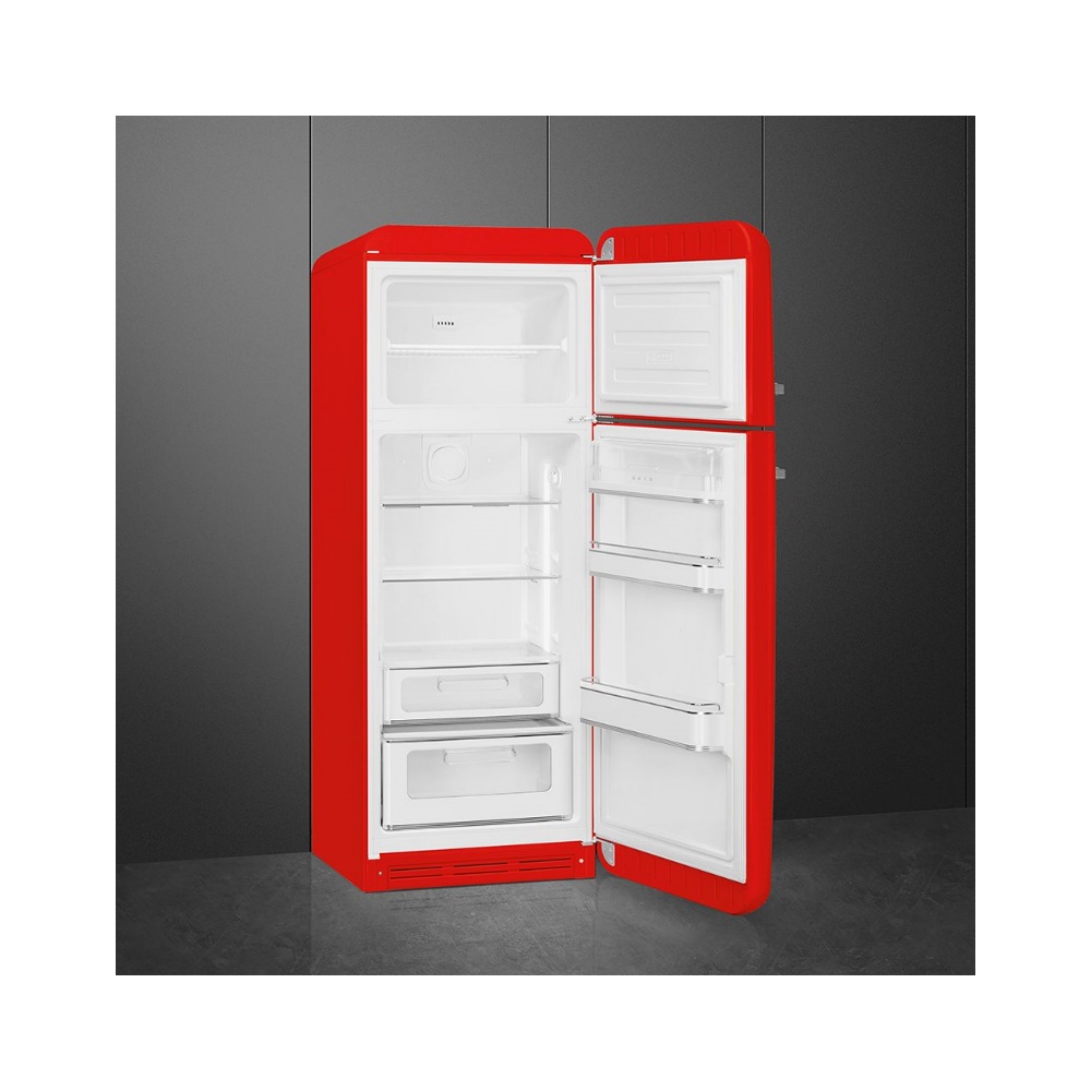Frigider retro cu 2 usi Smeg FAB30RRD3, clasa A+++, rosu, ventilat - imagine 2