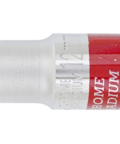 Cap tubular, 12 mm, hexagonal CrV, la patrat 1/2, cromat MTX