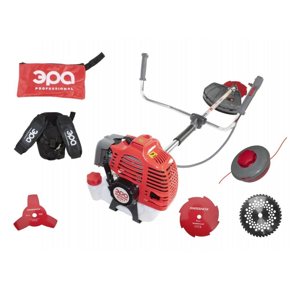 Motocoasa benzina Era MK-4200P, 4200W, Disc + Tambur, Motor 52cc - imagine 2
