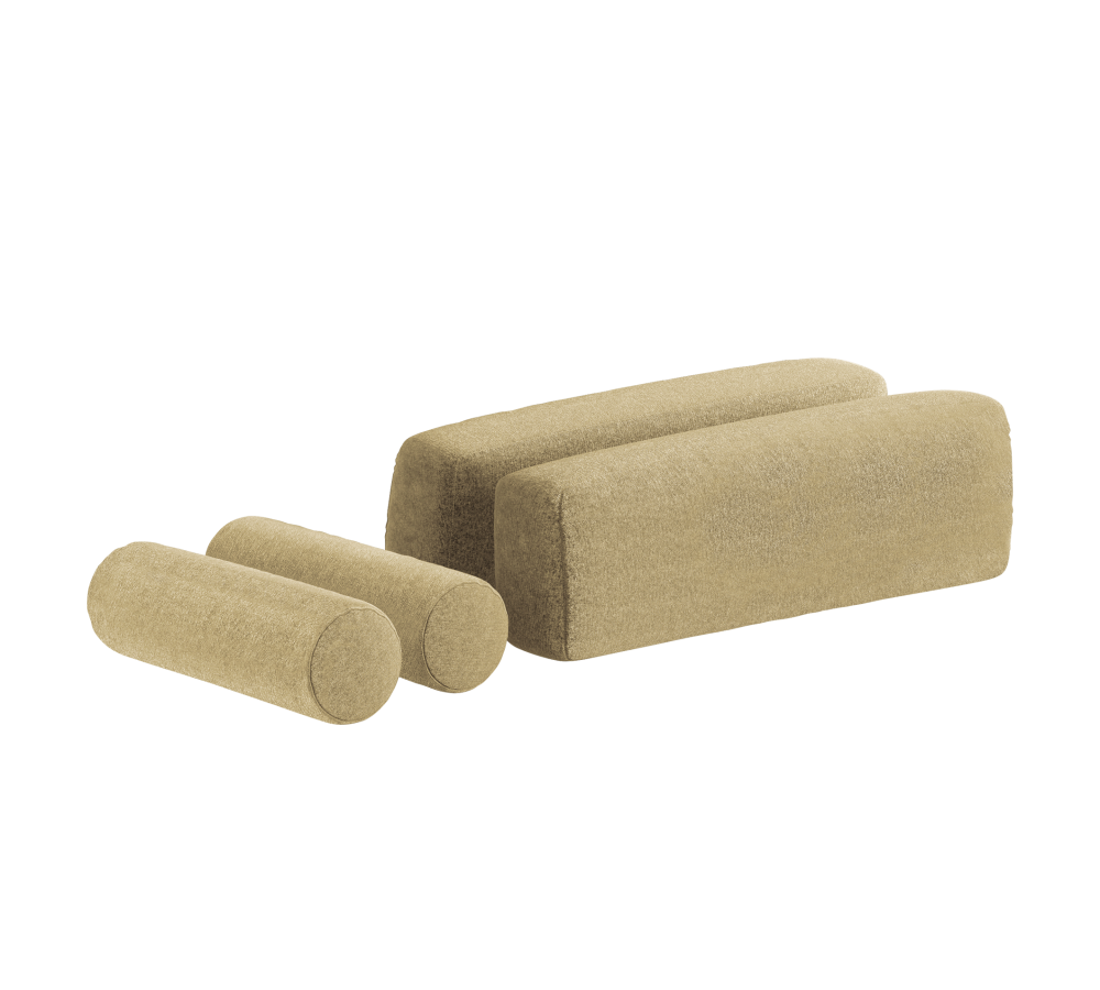 Set 4 perne olive