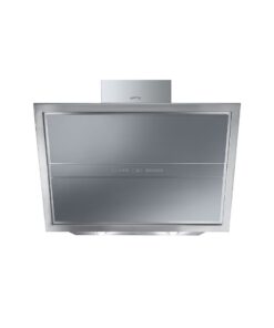 Hota de perete Smeg Linea KCV9SE2, 90 cm, Inox + Silver glass
