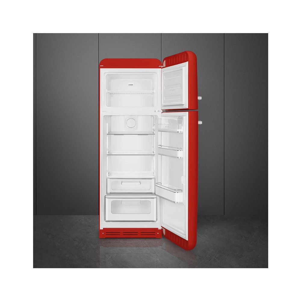Frigider retro cu 2 usi Smeg FAB30RRD3, clasa A+++, rosu, ventilat - imagine 3