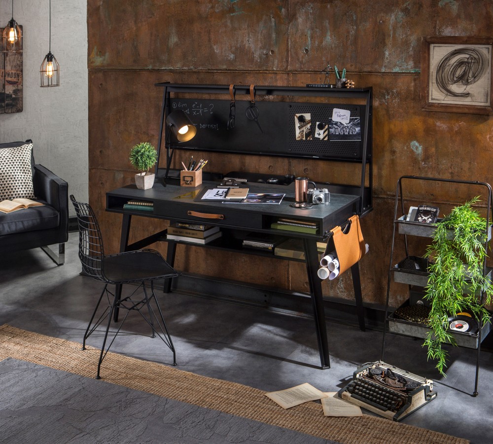 DARK METAL Unitate pentru birou mare - imagine 2