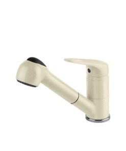 Baterie de bucatarie Smeg MD10P2, extractibila, crem