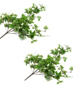 vidaXL Frunze artificiale de struguri, 2 buc., verde, 90 cm