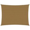 vidaXL Pânză parasolar, gri taupe, 2,5x3,5 m, HDPE, 160 g/m²