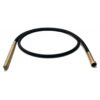 Ax flexibil de transmisie pentru vibrator de beton STRONG, lungime 4m, cu cap de vibrare Ø 38mm
