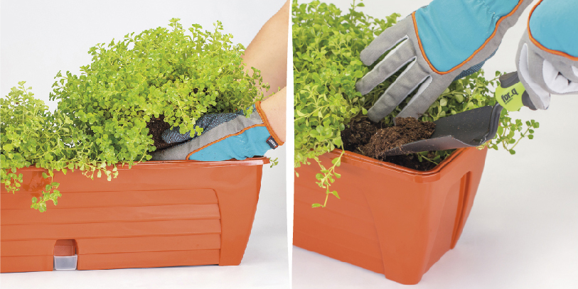 Jardiniera Lido, 12 L , gri - imagine 2