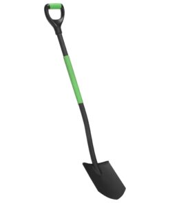 vidaXL Lopată de grădină cu vârf, mâner în D, oțel