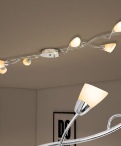 vidaXL Lustră cu 6 becuri LED G9 240 W