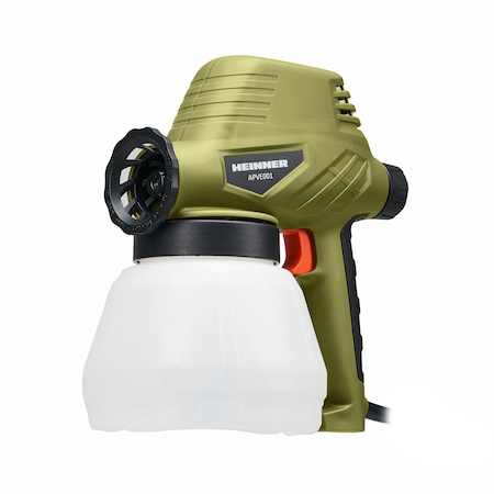 Pistol de vopsit Heinner APVE001, 110 W, 300 ml/min debit, 80 din/sec vascozitate, 1300 ml capacitate rezervor, accesorii incluse - imagine 2