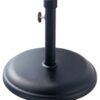 Suport rotund umbrela soare 16 kg, culoare neagra