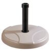 Suport rotund umbrela soare 25 kg, culoare alba