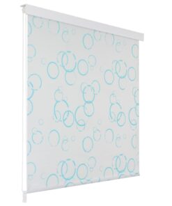 vidaXL Roletă perdea de duș 140x240 cm Model bule