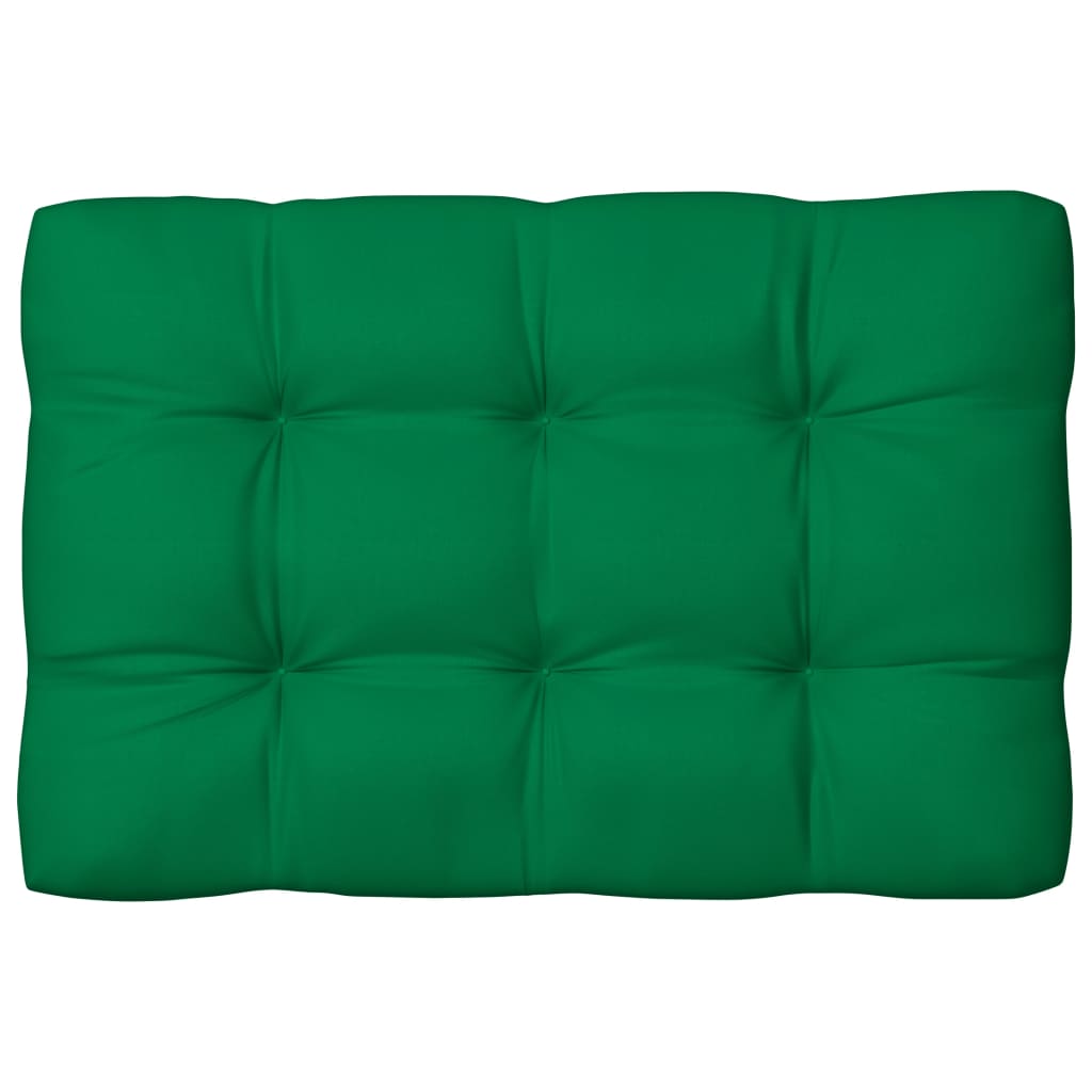 vidaXL Pernă pentru paleți, verde, 120 x 80 x 10 cm