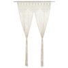 vidaXL Perdea macrame, 140 x 240 cm, bumbac