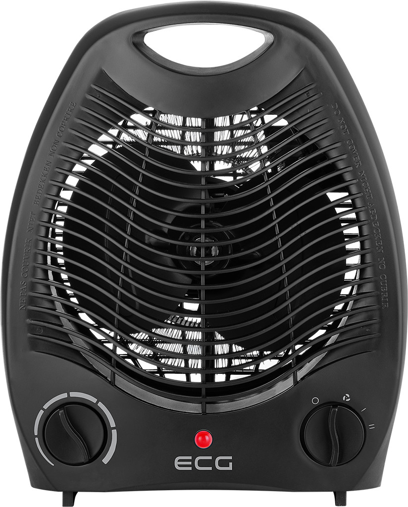 Aeroterma electrica ECG TV 3030 Heat R, 2000 W, 2 viteze, 3 moduri de functionare, termostat, negru - imagine 2