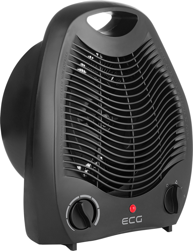 Aeroterma electrica ECG TV 3030 Heat R, 2000 W, 2 viteze, 3 moduri de functionare, termostat, negru - imagine 3