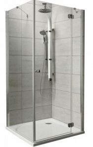 Set PROMO cabina dus Radaway Torrenta KDJ 100x80 cm, sifon si cadita Tinos C Compact, dreapta