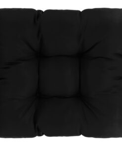 vidaXL Pernă de scaun de grădină, negru, 80x80x10 cm, material textil