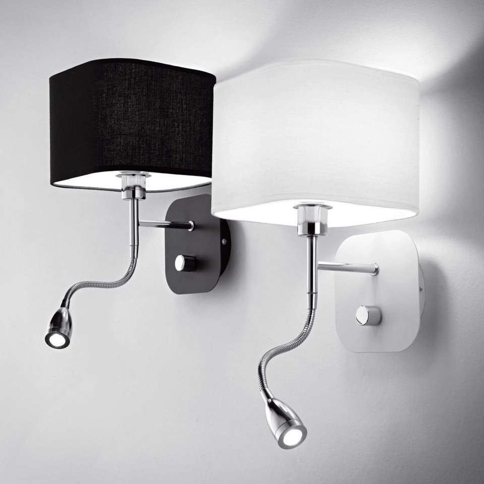 Aplica LED HOLIDAY AP2, metal, negru, 40W, 55 lm, lumina calda (3000K), 124179, Ideal Lux - imagine 2