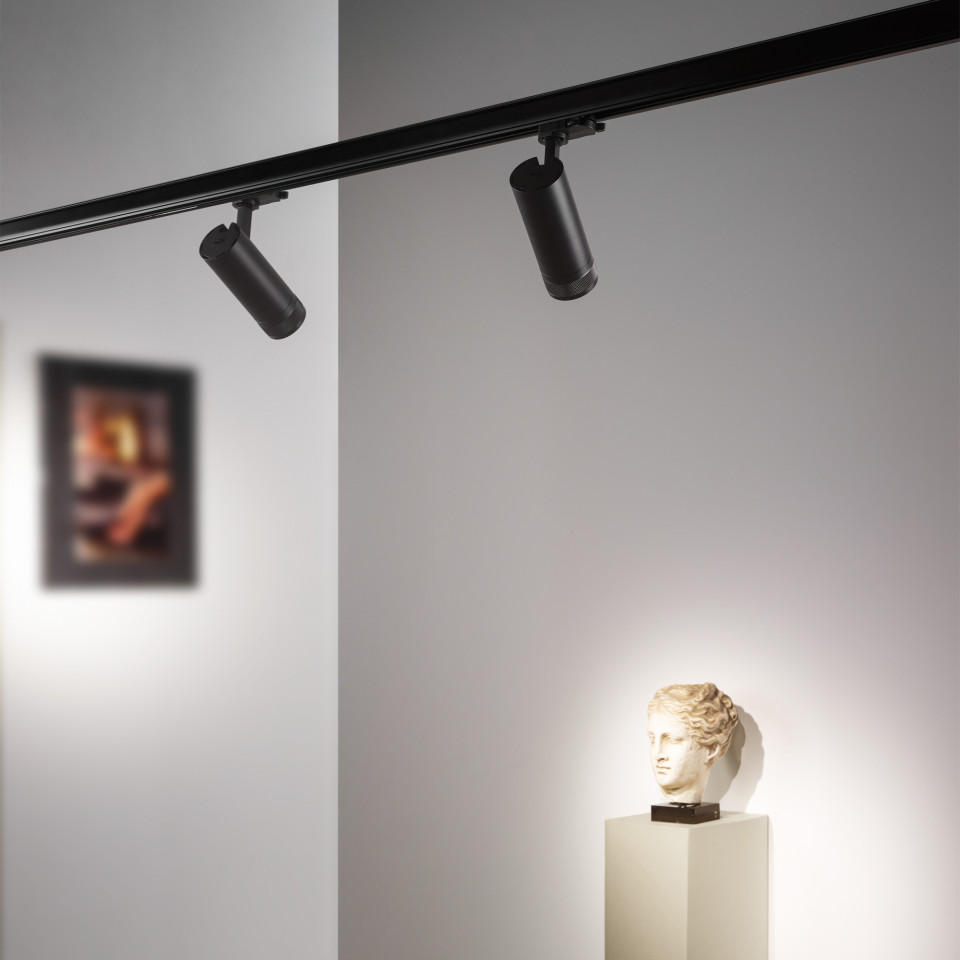 Spot EOS, metal, negru, 15W, 1650 lm, lumina calda (3000K), 276182, Ideal Lux - imagine 2