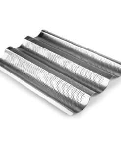Alternative view of Tava, forma pentru 3 baghete la cuptor 38x25cm, inox-Ibili