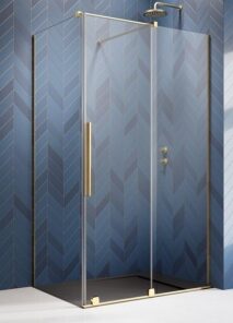 Cabina dus Radaway Furo Gold KDJ 90x75xH200 cm, dreapta