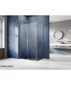 Cabina dus Radaway Furo Gold KDJ 100x90xH200 cm, stanga