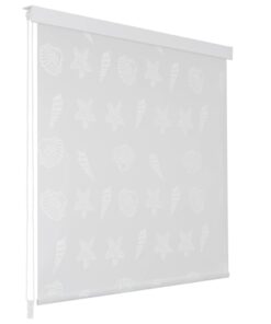 vidaXL Roletă perdea de duș 80x240 cm Model stea de mare