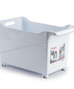 Cutie depozitare cu role 24 x 45 x 27,5 cm - Alb