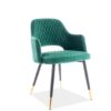 Scaun green FRANCO VELVET