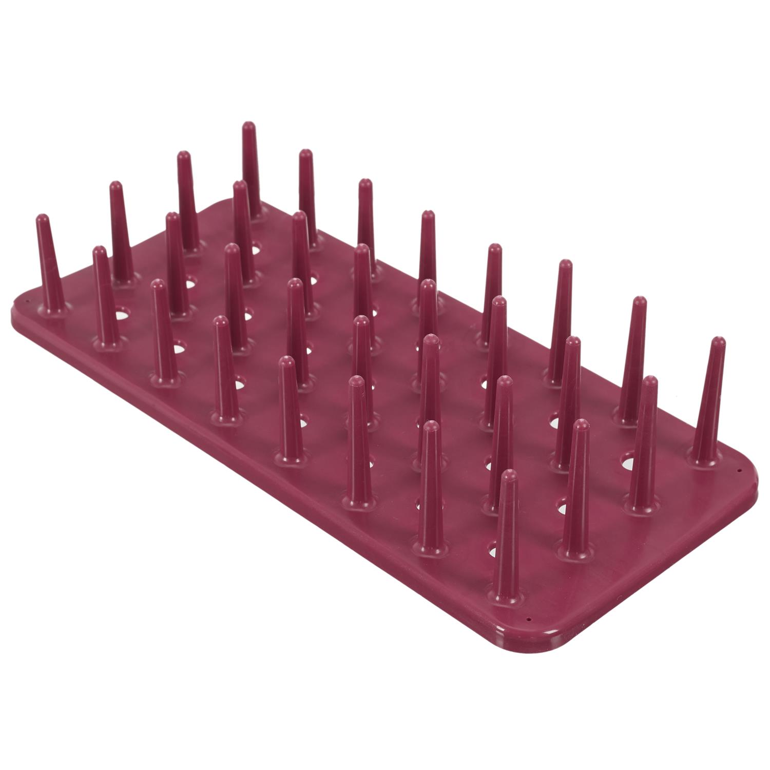 Scurgator pentru pahare, plastic, 33x15x6 cm, mov