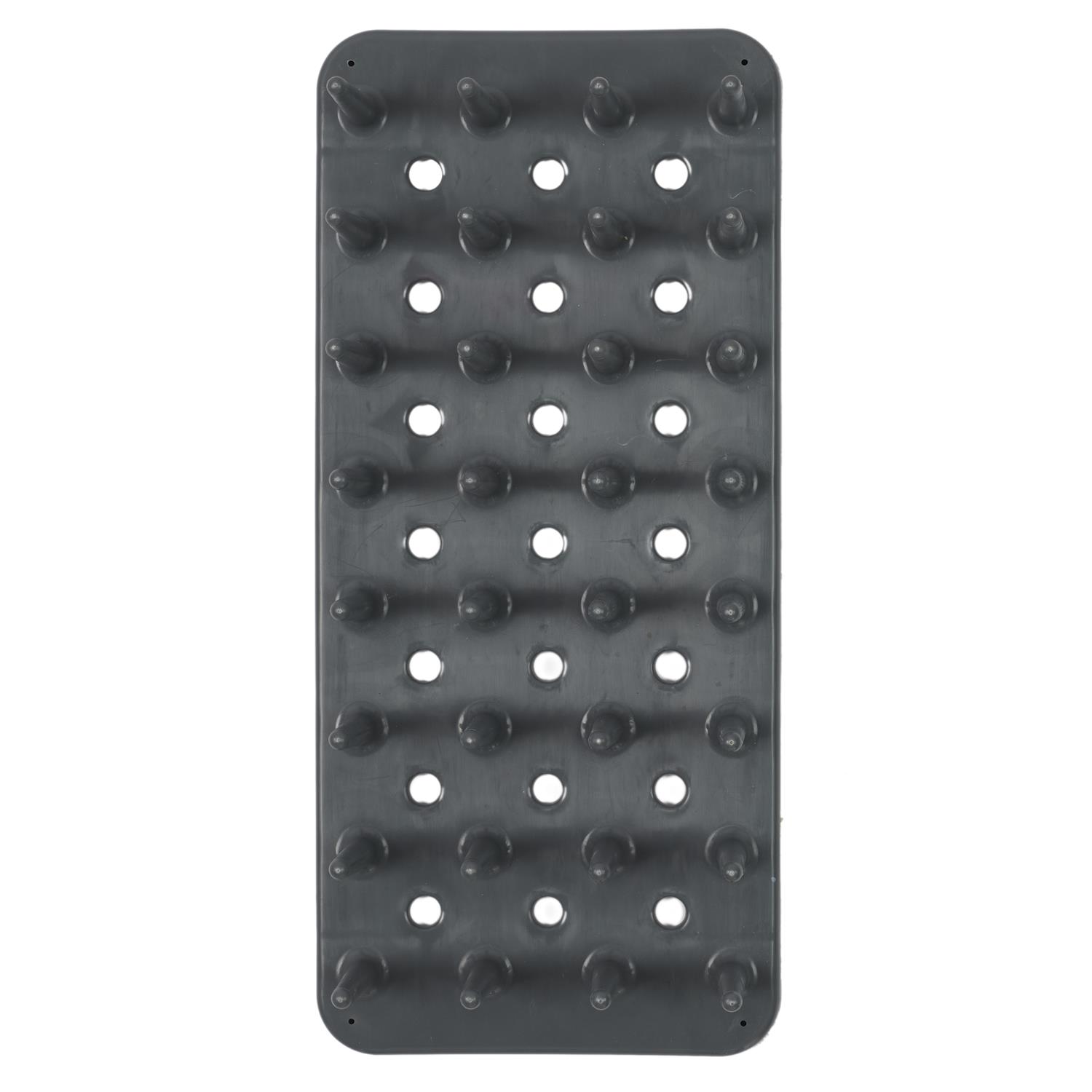 Scurgator pentru pahare, plastic, 33x15x6 cm, negru - imagine 2
